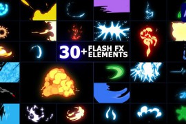 Flash FX Elements Pack | After Effects 43307346