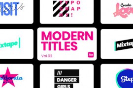 Modern Titles 02 for After Effects 44573434