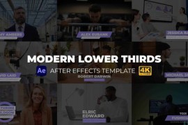 Modern Lower Thirds | After Effects 44590851