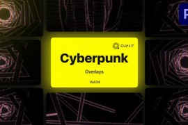 Cyberpunk Overlays for Premiere Pro Vol. 04 47591423