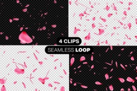 Sakura Cherry Blossom Petals Pack V2 47529460