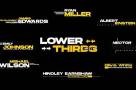 Lower Thirds | After Effects 49487807