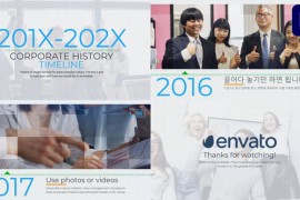 Corporate History Timeline for Premiere Pro 48120232