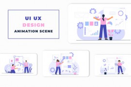 Vector UI And UX Design Animation Scene 46415472