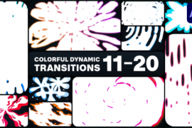 Colorful Dynamic Transitions for After Effects 48471271