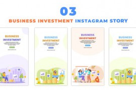 Money Investment 2D Cartoon Character Design Instagram Story 48623540