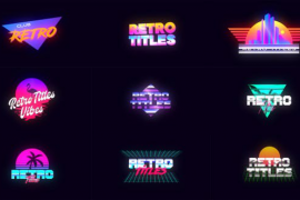 Retro Titles Premiere Pro 50689130