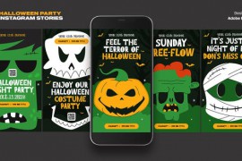 Halloween Party Instagram Stories MOGRT 47551820