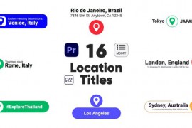 Location Titles For Premiere Pro 50154537