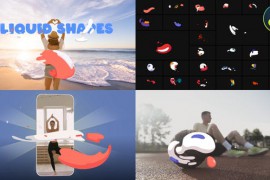 Colorful Liquid Shapes for DaVinci Resolve 43334514