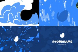 Water Wave Logo for DaVinci Resolve 51652740