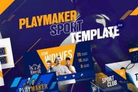 Playmaker Creative Sport Video Display After Effect Template 43419513