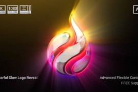 Colorful Glow Logo Reveal 43491682