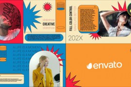 Colorful Geometric Slideshow for DaVinci Resolve 51755776