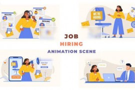 Job Hiring Post Animation Scene 43660593