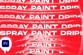 Spray Paint Drips Transitions VOL. 2 | Premiere Pro 49001678