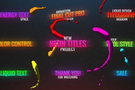 Neon Liquid Titles 34091939