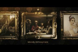 Luxury Golden Frame Display 47857242