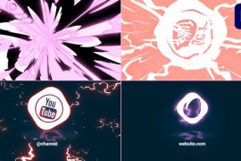 Energy Blast Logo Reveal for Premiere Pro 51458073