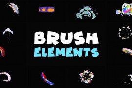 Brush Abstract Colorful Elements | FCPX 48052836