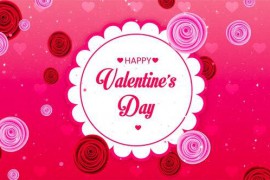 Circle Motion Flowers Style Valentines Day Slideshow 42799522