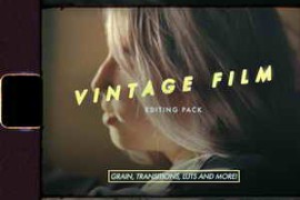 Austin Newman Austin Makes Films Vintage Film Editing Pack (Grain Transitions LUTs and Overlays)
