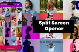 Rhythmic Split Screen Slideshow Mogrt 52070022