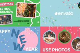 Christmas Greeting Scenes Slideshow for DaVinci Resolve 42096229