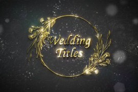 Floral Wedding Titles 44153486