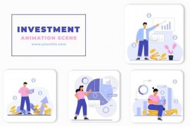 Premiere Pro Investment Animation Scene Pack 45798281