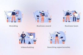 Business Award - Blue concept 44610189