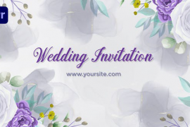 Romantic Wedding Invitation (MOGRT) 48093536