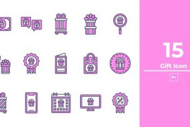 Gift Icon Premiere Pro 50434306