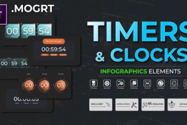 Infographic - Timers And Clocks MOGRT 51480832
