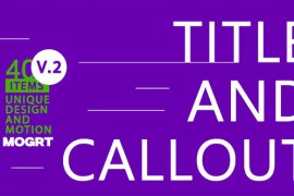 Minimal Title & Callout Mogrt V.2 51852187