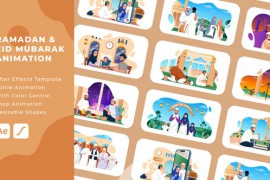 Ramadan & Eid Mubarak Animated Icons | After Effects 43989911