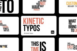 Kinetic Typos for After Effects 44234246