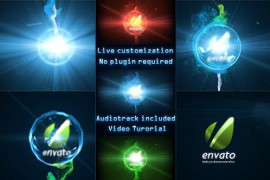 Particles Energy Sphere Logo Reveal 4427433