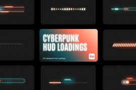 Cyberpunk HUD Loading for After Effects 43720143