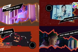 Comic Speech Slides for FCPX 48310411