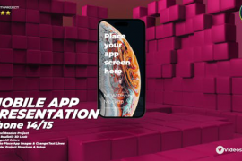 Mobile App Presentation - App Promo Kit - Phone 15 App Demo Video for Davinci Resolve 45551814