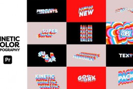Kinetic Color Typography for Premiere Pro 44903325