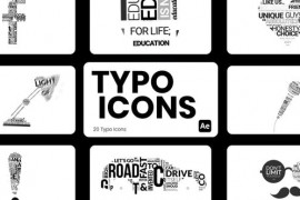 Typo Icons for After Effects 44113251