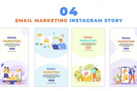 Email Marketing Growth Vector Animation Instagram Story 48059719