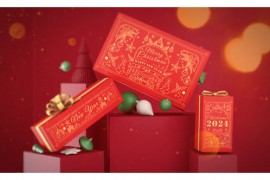 Christmas Gift Box Greetings 49389576