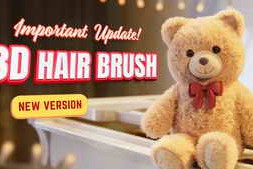 Free Download:Blender Addon_3D Hair Brush 4.7.3