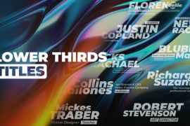 Modern Overlap Lower Thirds 52790432