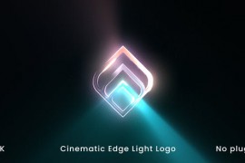 Cinematic Edge Light Logo Reveal 46503198
