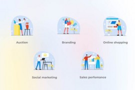 Online shopping - Flat concept 42324827