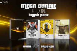 Gumroad – RAZUM_INC MEGA BUNDLE PREMIUM FOR PROCREATE 5 (4 in 1)